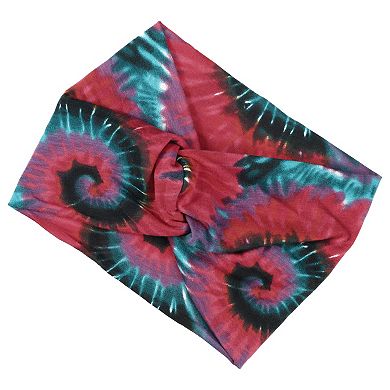 4pcs Fashion Bohemia Widening Knotted Headwrap for Women Purple Red Black Yellow Blue