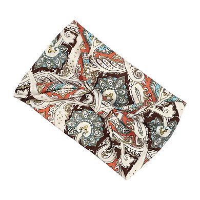4pcs Bohemia Printed Wide-side Knotted Headwrap For Women