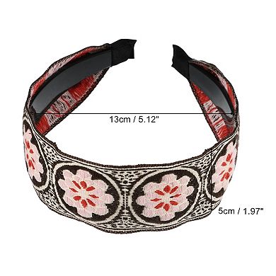 1 Pcs Classic Embroidery Bohemia Headband For Women For Girls