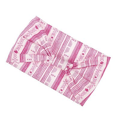 4pcs Bohemia Printed Wide-side Knotted Headwrap For Women