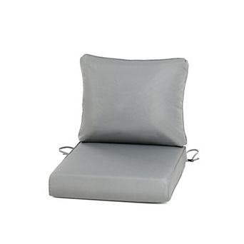 Aoodor Outdoor Chair Cushions 24"x24", Water Resistant Outdoor Deep Seat Cushions