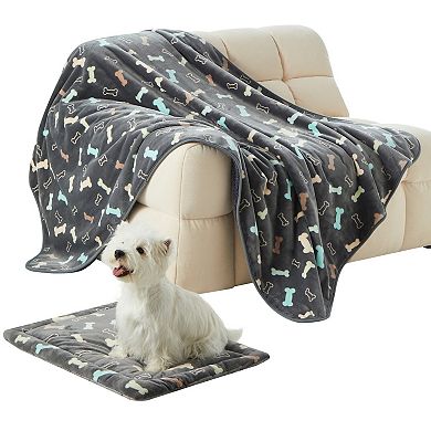 Allisandro Waterproof Sherpa Pet Blanket