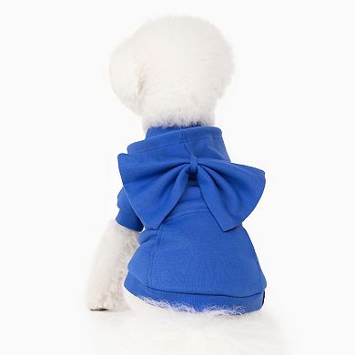 Allisandro Cotton Pet Hoodie With Removable Cute Bow
