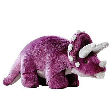 Fluff & Tuff Charlie Triceratops Large Plush Dog Toy - 14"