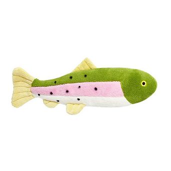 Fluff & Tuff Burt The Lake Trout Dog Toy