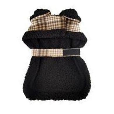 Fleece-lined Dog Harness Coat