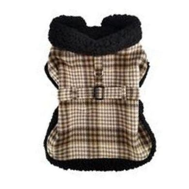 Fleece-lined Dog Harness Coat