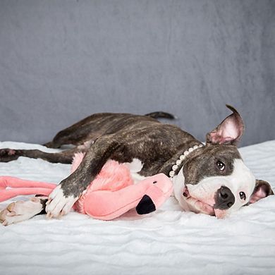 Fluff & Tuff Lola Flamingo Dog Toy - 18"