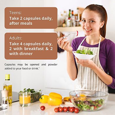 Bone Xtra, Plant-Based Bone Strengthen Formula for Teens & Adults, 120 Vegan Capsules
