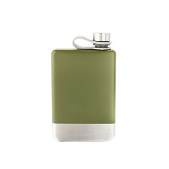 Stainless Steel Flask With Silver Bottom