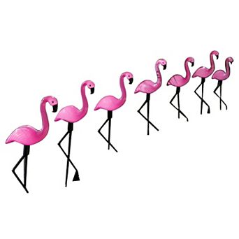 Brylanehome Flamingo Solar Stake Lights, Set Of 10