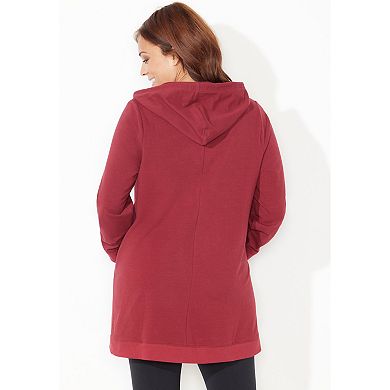 Catherines Women's Plus Size Good Intentions French Terry Hoodie