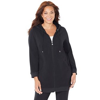 Catherines Women's Plus Size Good Intentions French Terry Hoodie