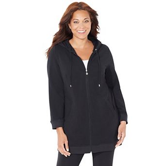 Catherines Women's Plus Size Good Intentions French Terry Hoodie