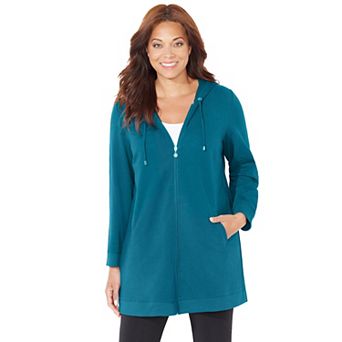 Catherines Women's Plus Size Good Intentions French Terry Hoodie