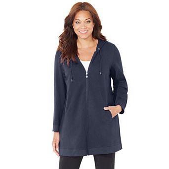 Catherines Women's Plus Size Good Intentions French Terry Hoodie