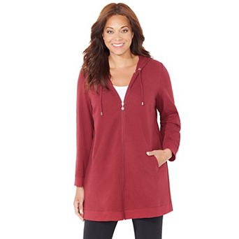 Catherines Women's Plus Size Good Intentions French Terry Hoodie