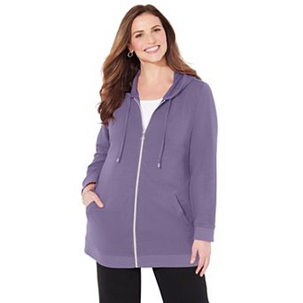Catherines Women's Plus Size Good Intentions French Terry Hoodie