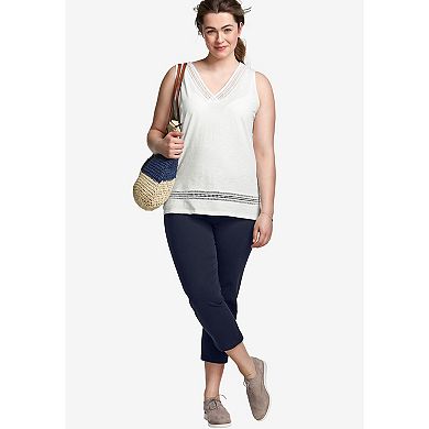 ellos Zip Top Straw Bag
