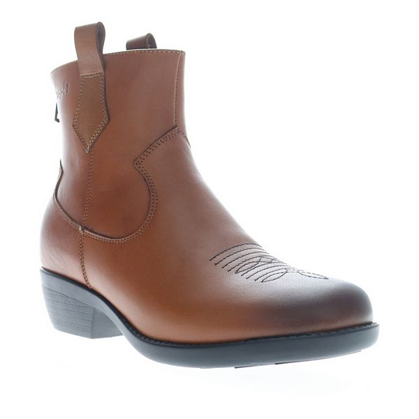 Propet Maisie Women's Western Booties - Brown (9.5 XW)