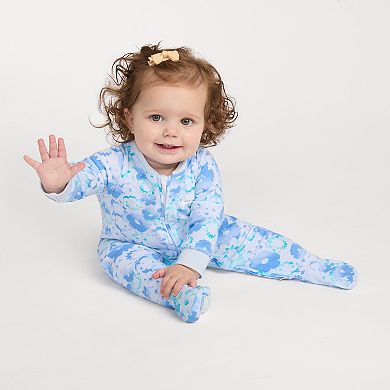 Newborn Baby Girls Nike Floral Footed Coverall