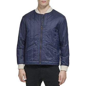 Men's Dockers® Bomber Jacket with Vertical Quilting