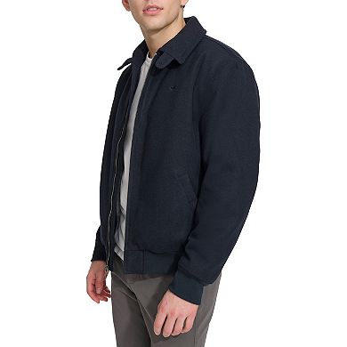Men's Dockers® Wool Blend Bomber Jacket with Laydown Collar