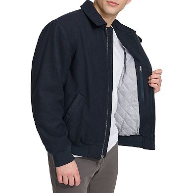 Men's Dockers® Wool Blend Bomber Jacket with Laydown Collar