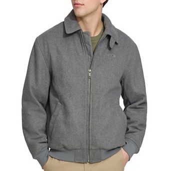 Men's Dockers® Wool Blend Bomber Jacket with Laydown Collar