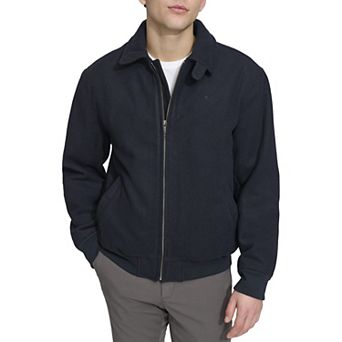 Men's Dockers® Wool Blend Bomber Jacket with Laydown Collar