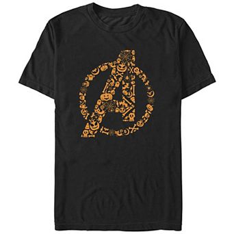 Men's Marvel The Avengers Halloween Elements Logo Graphic Tee