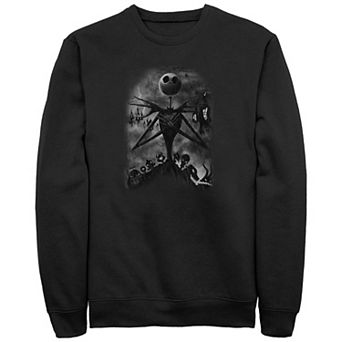 Disney's The Nightmare Before Christmas Jack Skellington Night Storm Big & Tall Fleece Sweatshirt