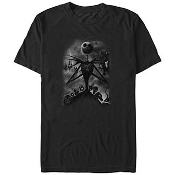 Disney's The Nightmare Before Christmas Jack Skellington Night Storm Big & Tall Graphic Tee