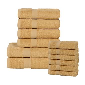 SUPERIOR Franklin Cotton Lightweight Quick-Drying 12 pc Towel Set