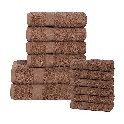 SUPERIOR 12 pc Solid Eco-Friendly Ultra Soft Towel Set