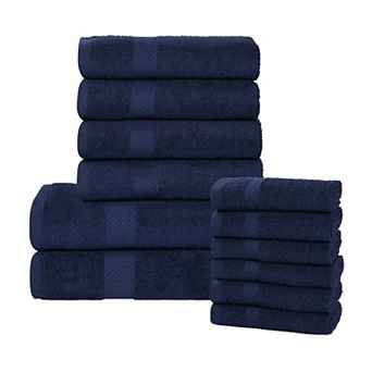 SUPERIOR Franklin Cotton Lightweight Quick-Drying 12 pc Towel Set