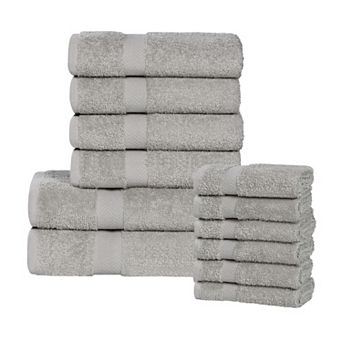 SUPERIOR Franklin Cotton Lightweight Quick-Drying 12 pc Towel Set