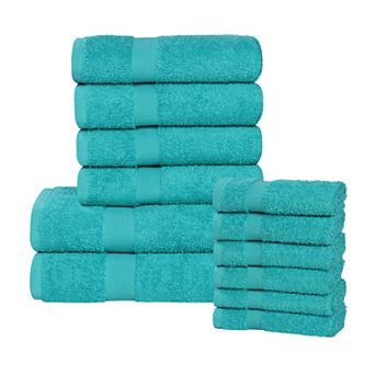 SUPERIOR Franklin Cotton Lightweight Quick-Drying 12 pc Towel Set