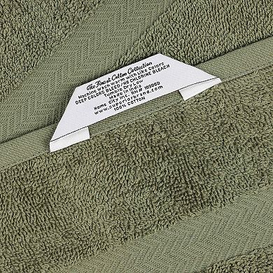 SUPERIOR Franklin Cotton Lightweight Quick-Drying 18-Piece Towel Set