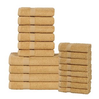 SUPERIOR Franklin Cotton Lightweight Quick-Drying 18 pc Towel Set