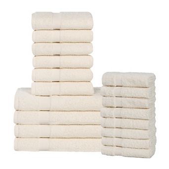 SUPERIOR Franklin Cotton Lightweight Quick-Drying 18 pc Towel Set