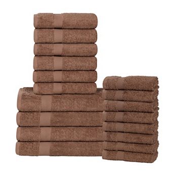 SUPERIOR Franklin Cotton Lightweight Quick-Drying 18 pc Towel Set