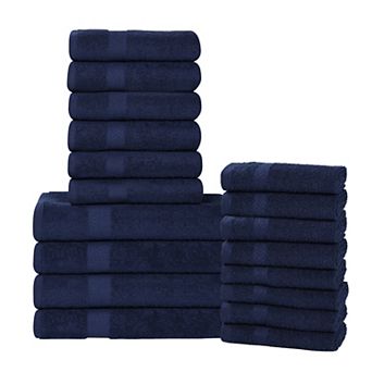 SUPERIOR Franklin Cotton Lightweight Quick-Drying 18 pc Towel Set