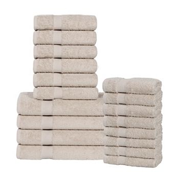 SUPERIOR Franklin Cotton Lightweight Quick-Drying 18 pc Towel Set