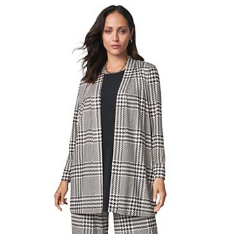 Jessica London Women's Plus Size Stretch Knit Open Front Knit Topper