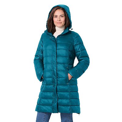 Kohl's long puffer coat best sale