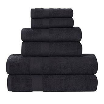 SUPERIOR Franklin Cotton Lightweight Quick-Drying 6 pc Towel Set