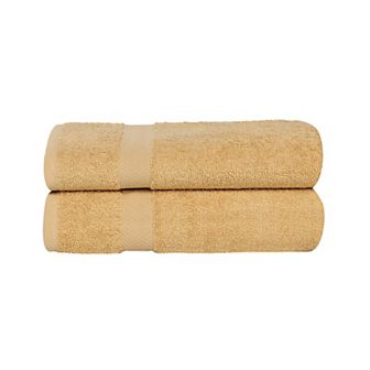 SUPERIOR Franklin Cotton Lightweight Quick-Drying 2 pc Bath Sheet Set