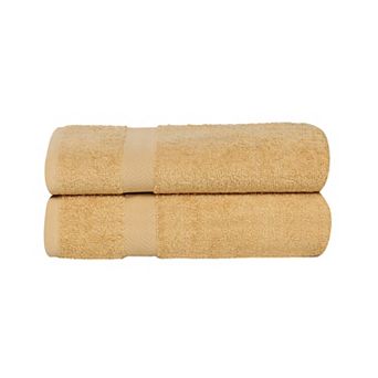 SUPERIOR Franklin Cotton Lightweight Quick-Drying 2 pc Bath Sheet Set