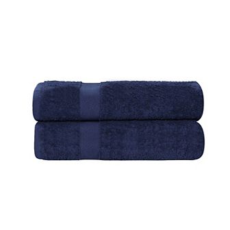 SUPERIOR Franklin Cotton Lightweight Quick-Drying 2 pc Bath Sheet Set